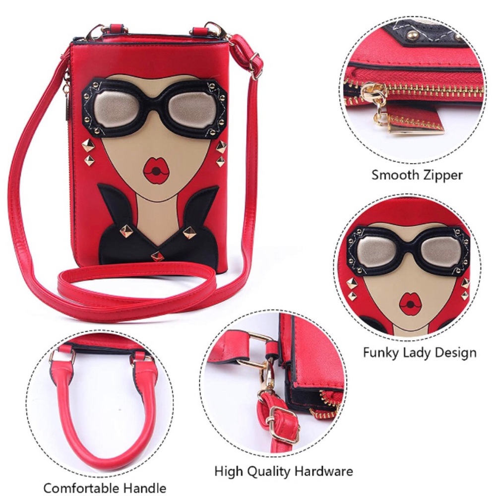 NEW PERSONALITY HANDBAGS CROSS BODY SATCHEL BAG - Picture 6 of 9